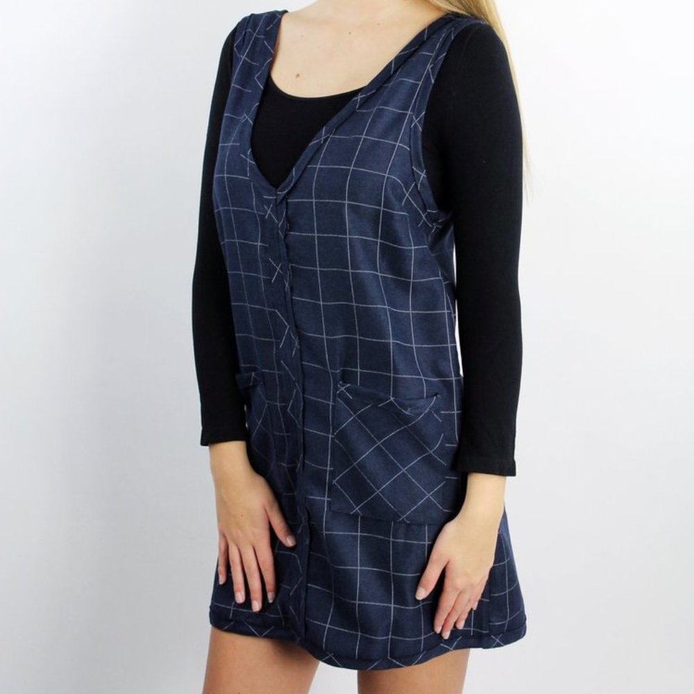 Navy Sleeveless Dress